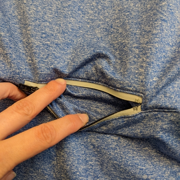 PINK Victoria's Secret Small Blue Athletic Hoodie - Picture 3 of 8